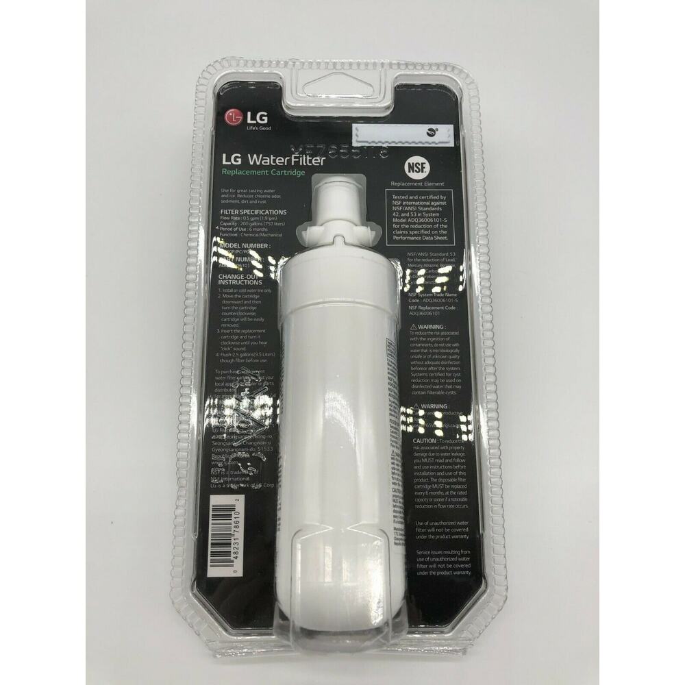 Genuine LG LT700P/PC/PCS ADQ36006104 Water Filter Replacement New - Picture 11 of 12